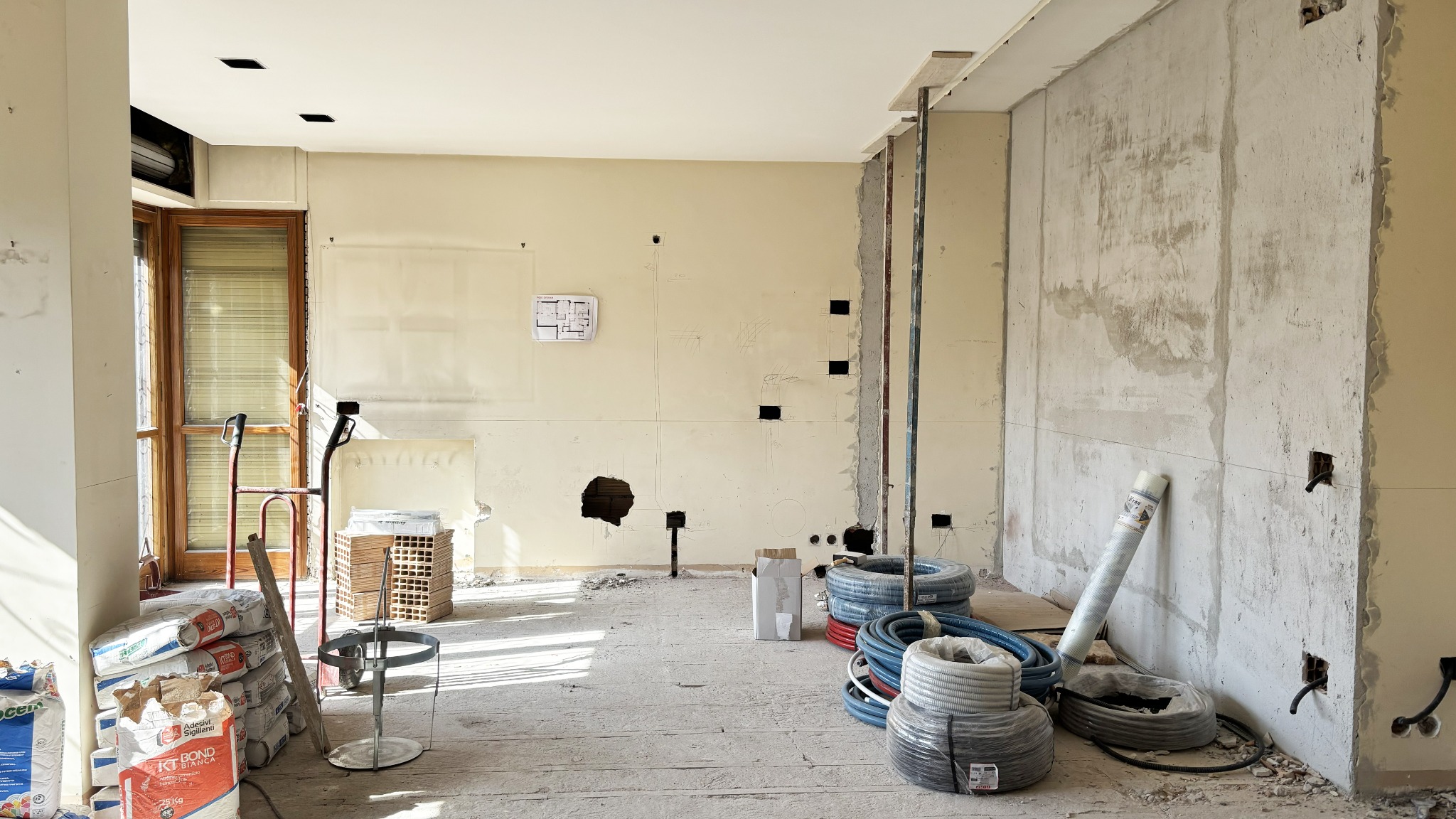Open space e cucina — Cantiere