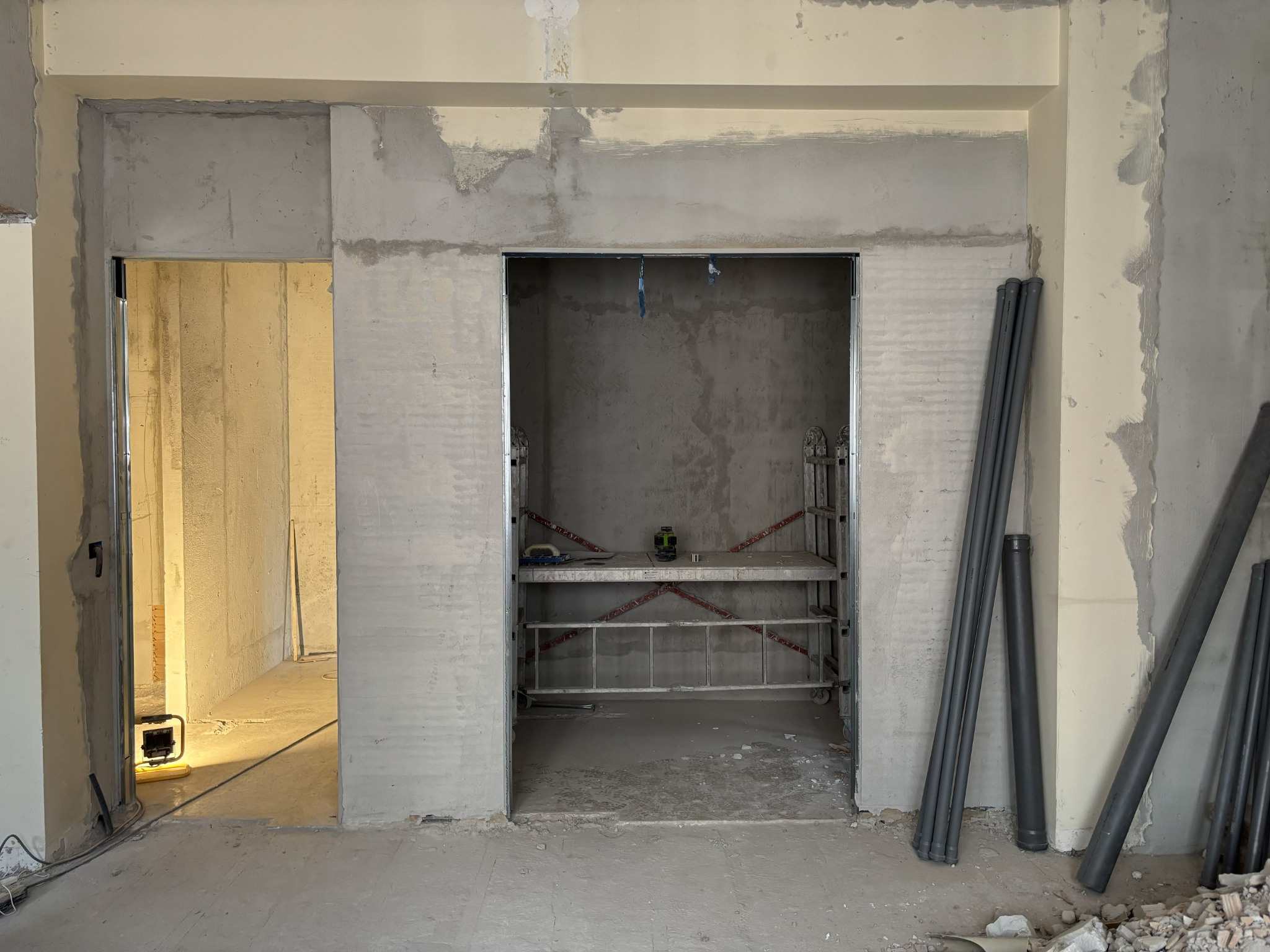 Cabina armadio e contenimento — Cantiere