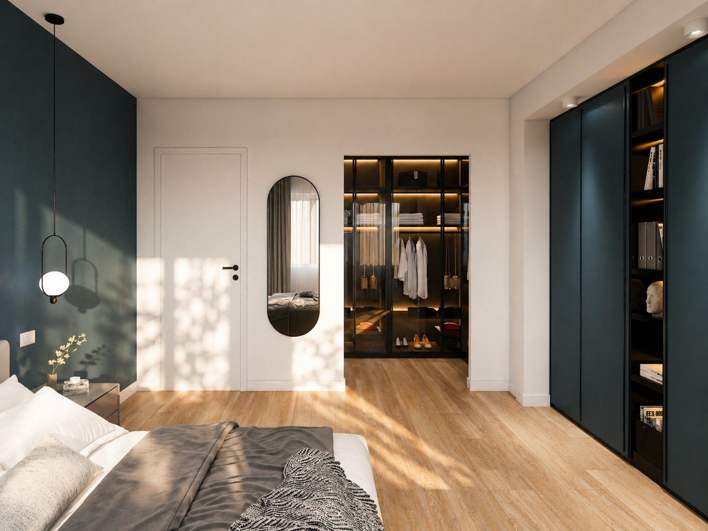 Cabina armadio e contenimento — Render